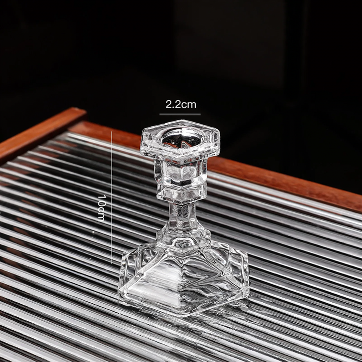 Glaskerzenstänger, modernes Design