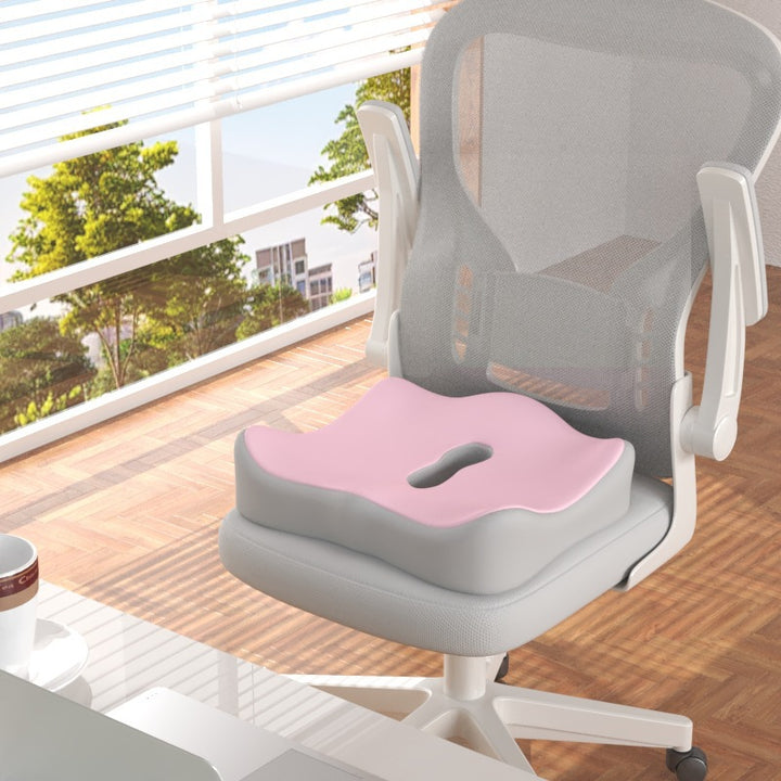 Sitzkissen mit Lendenstütze, Memory-Foam