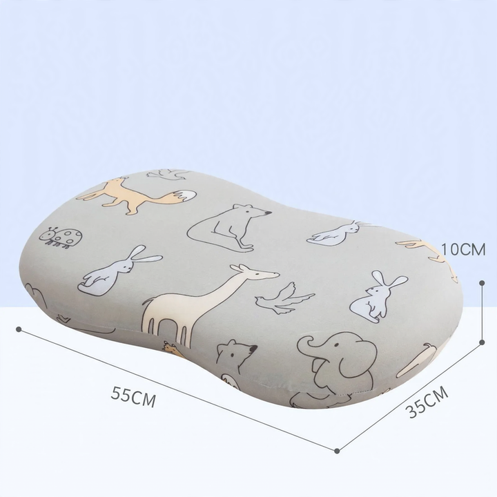 Kinderkissen mit Wellen-Design aus Memory-Foam