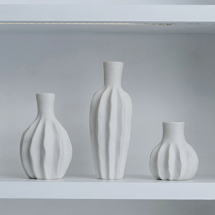 Keramik-Vase Flower, modern