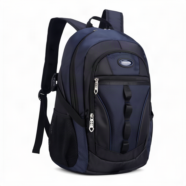 Schülerrucksack, Polyester, Streifenmuster
