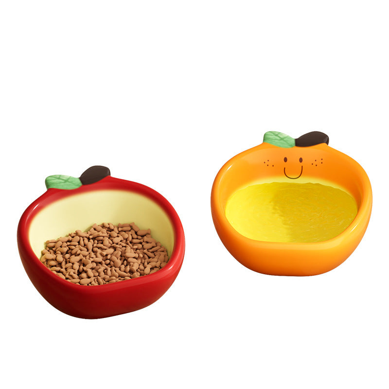 Keramiknapf mit Fruchtdesign für Haustiere