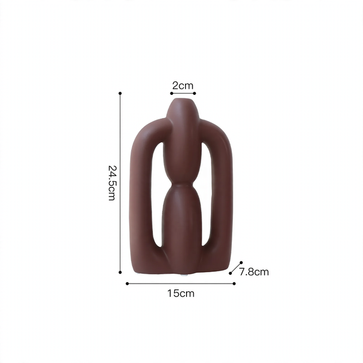 Keramik-Blumenvase, europäischer Stil