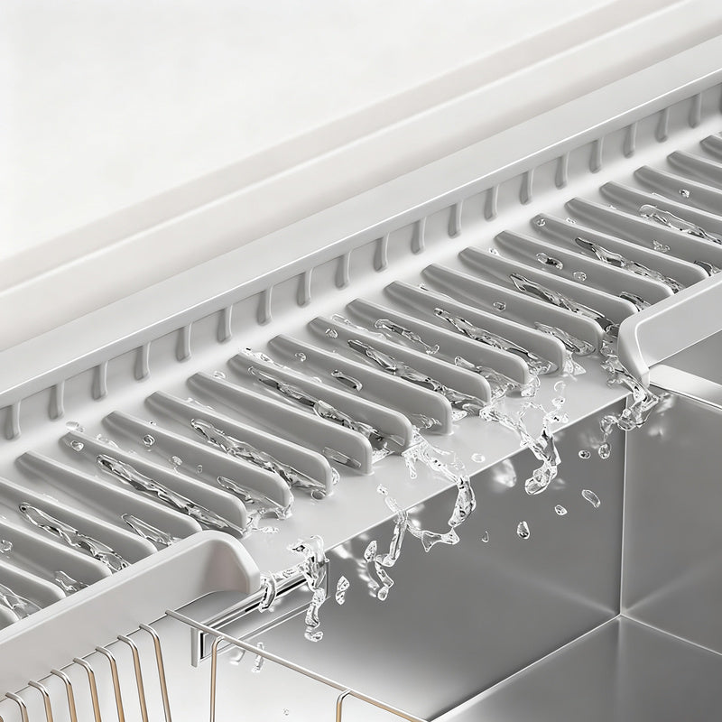 Silikon-Abtropfmatte für Spüle und Waschbecken
