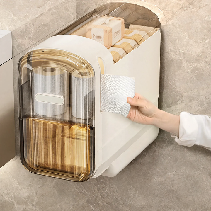Badezimmer-Regal für Nischenbereiche, 2-stöckig