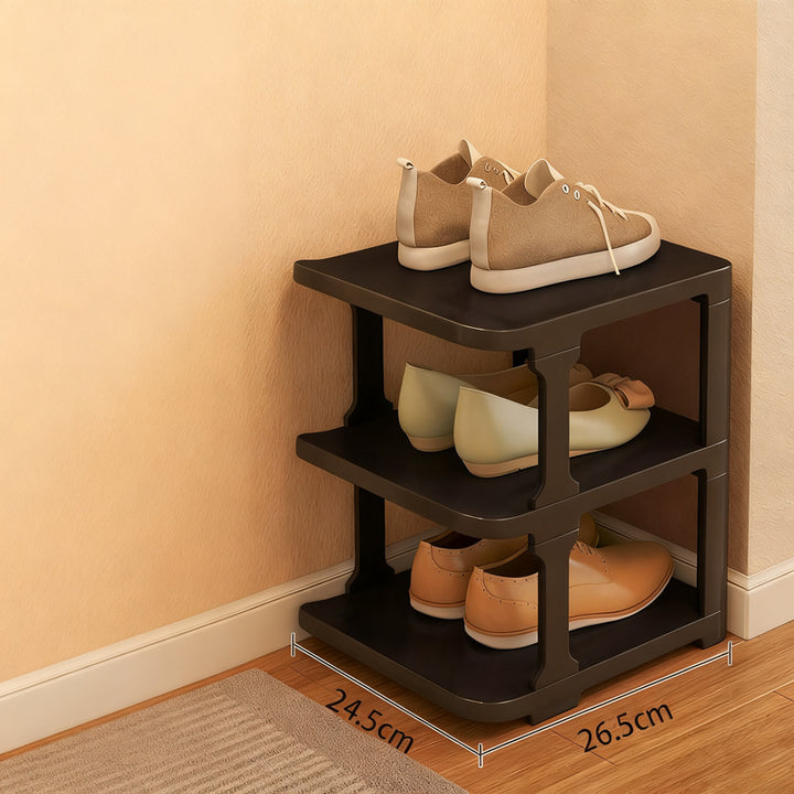 Schuhregal aus Kunststoff, 9-lagig
