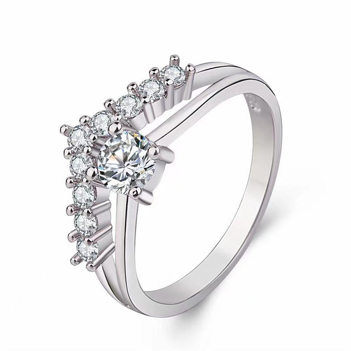 Herz-V-Ring aus Kupfer