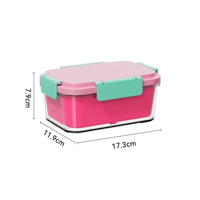 Frischhaltebox mit Kühlelement und Abtropfplatte