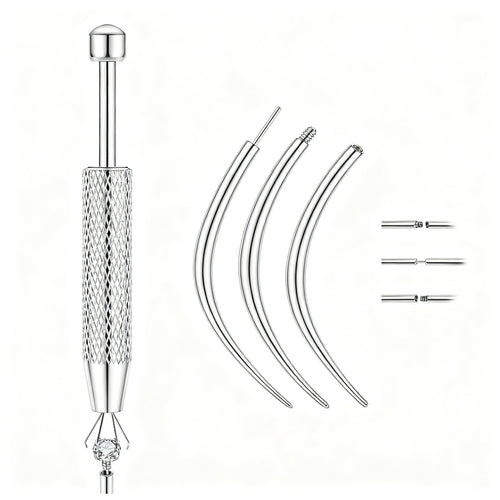 Titan-Piercingstab, flache Basis, Innengewinde