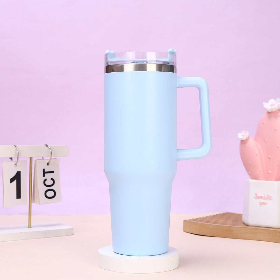Isolierbecher 40oz mit Strohhalm und Henkel