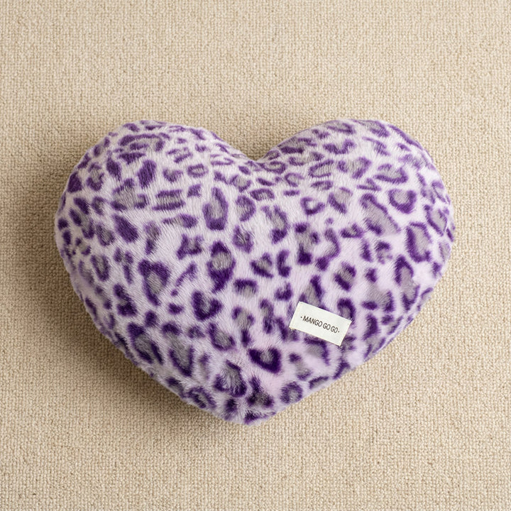 Kuschelkissen mit Leopardenmuster, 40×35 cm
