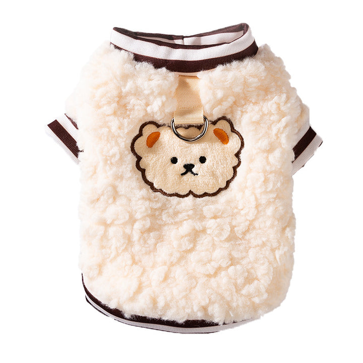 Fleece-Kleidung für Hunde und Katzen, zwei Beine, Winter