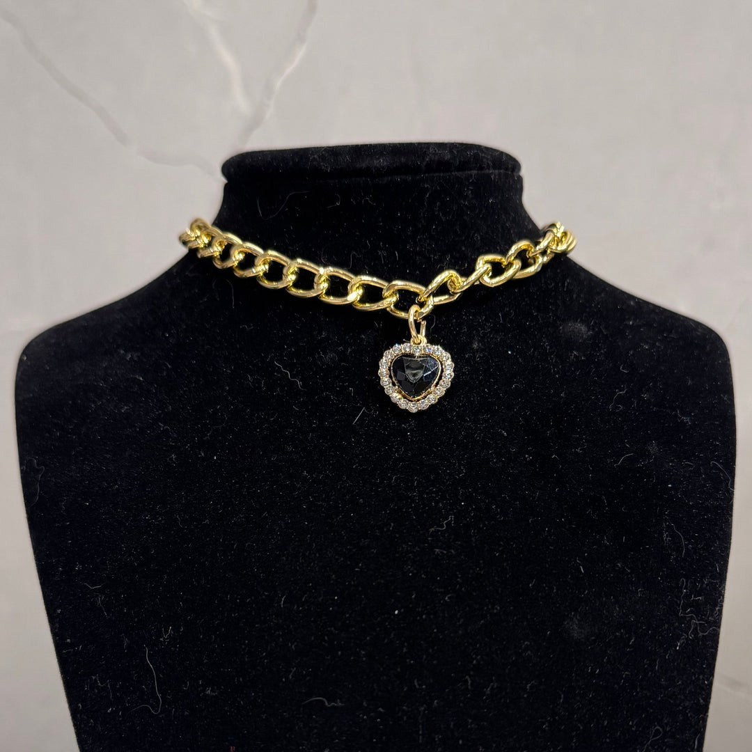 Halsband mit Kristallen und Perlen für Katzen und Hunde
