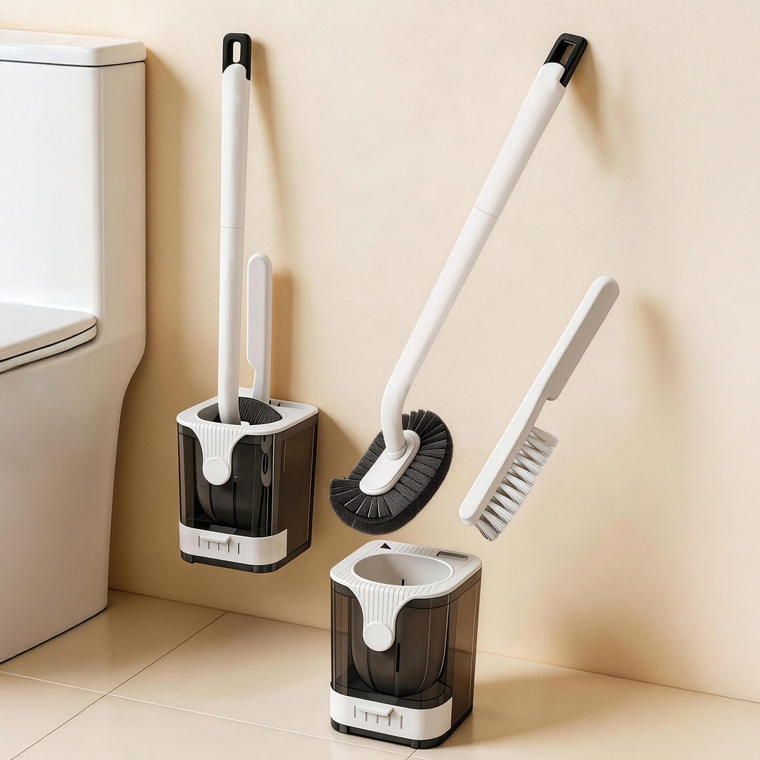 Toilettenbürste mit Halter, wandmontierbar