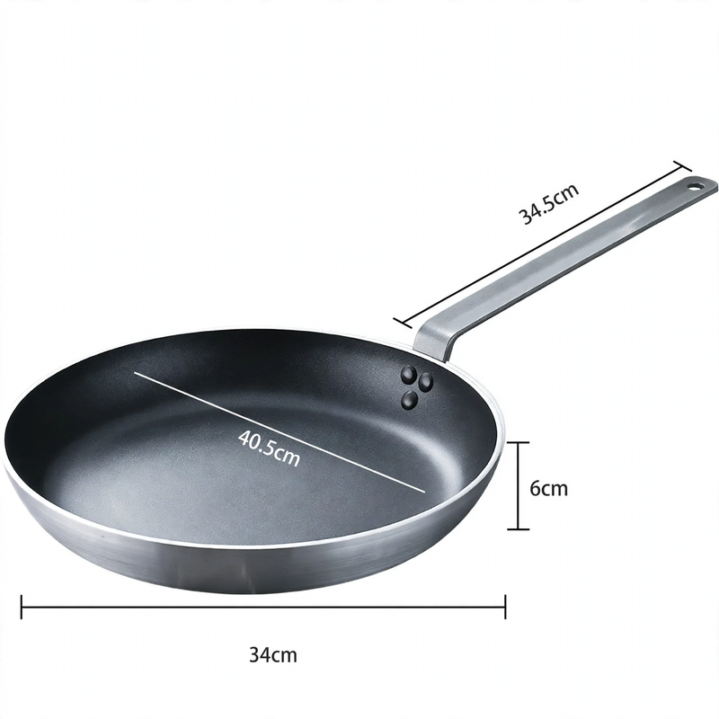 Bratpfanne, Titan-Aluminium, antihaftbeschichtet