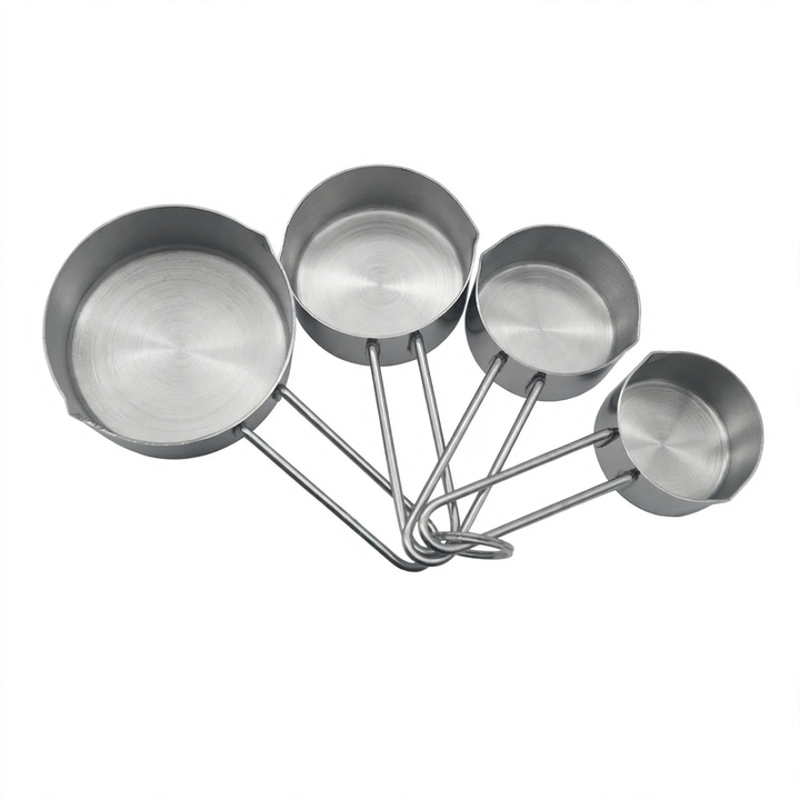 Edelstahl-Messlöffel-Set, 4-teilig