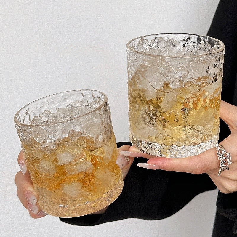 Glastassen, ca. 200 ml, mit Wellenmuster