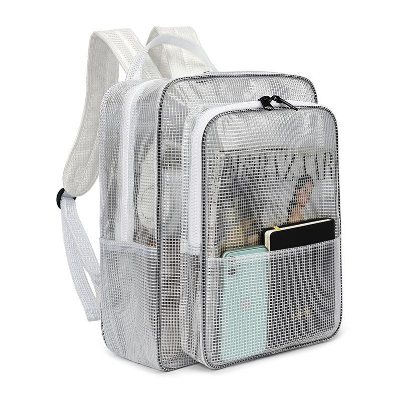 Antistatischer PVC-Rucksack, transparent