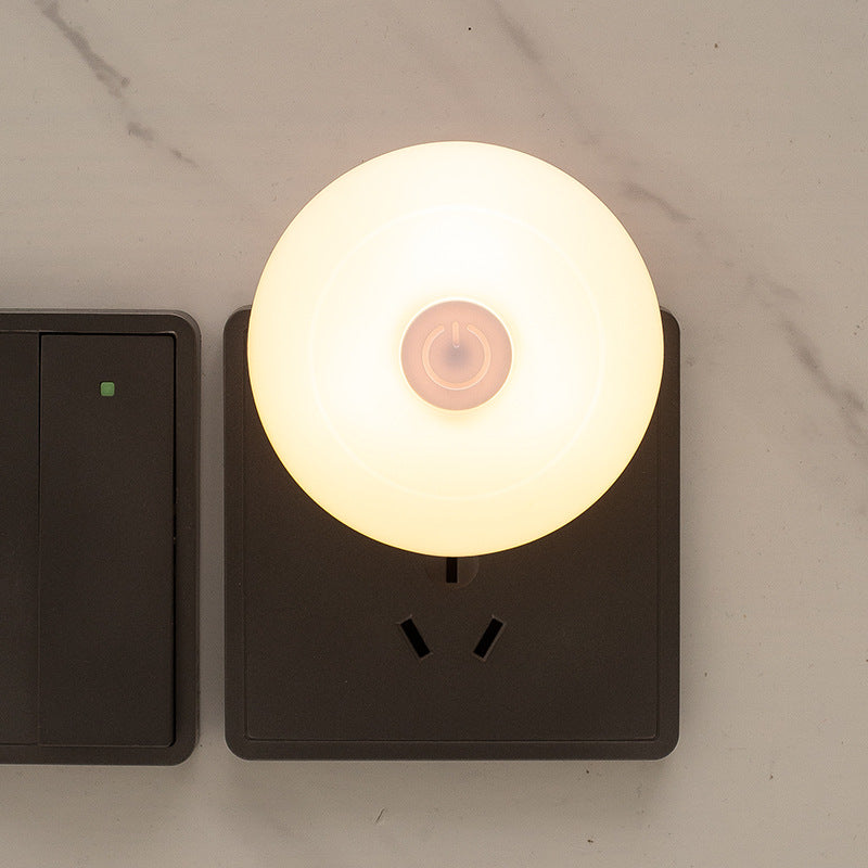 LED-Nachtleuchte mit Knopfschalter