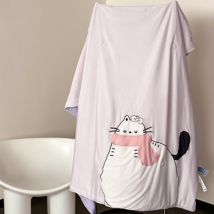 Sommerdecke mit Kühleffekt, Cartoon-Design, waschbar