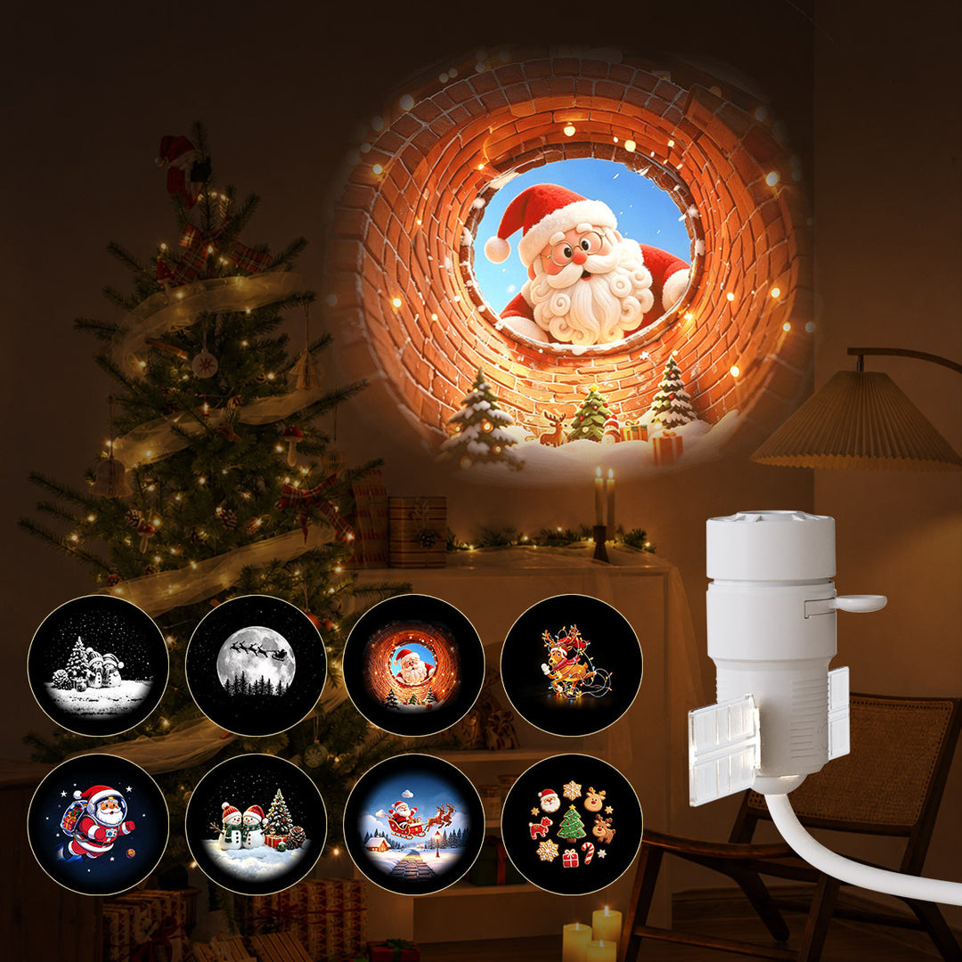 Weihnachts-Sternenhimmel-Projektionsleuchte mit Folien