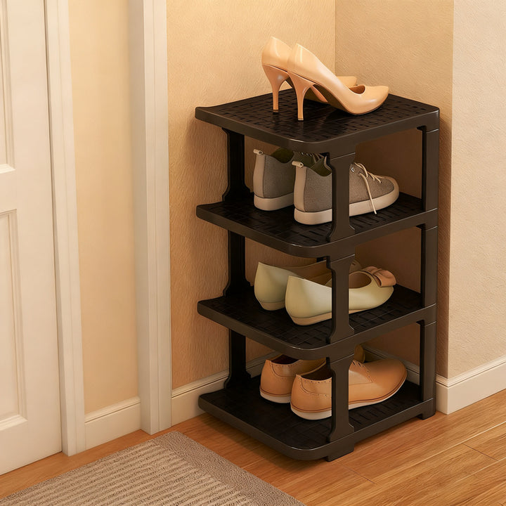 Schuhregal aus Kunststoff, 9-lagig