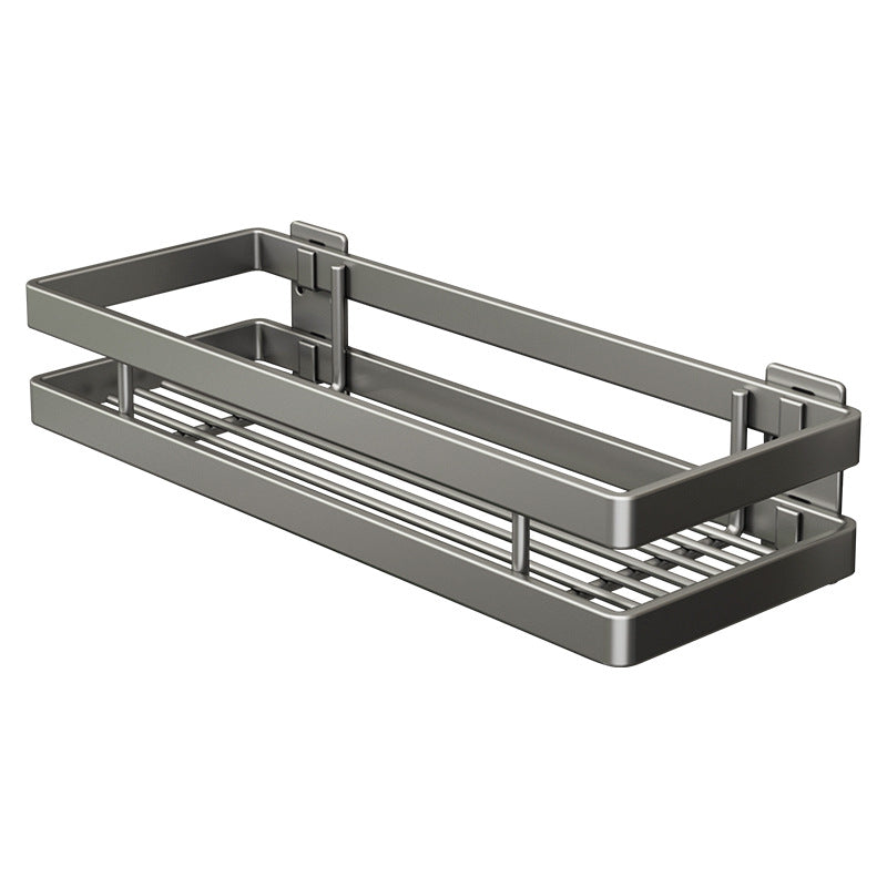 Wandmontiertes Küchenregal aus Aluminium