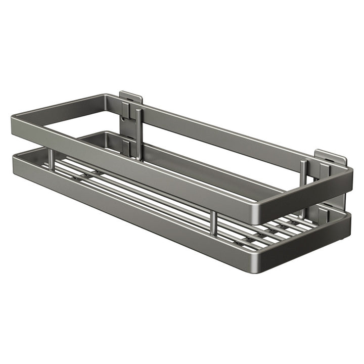 Wandmontiertes Küchenregal aus Aluminium