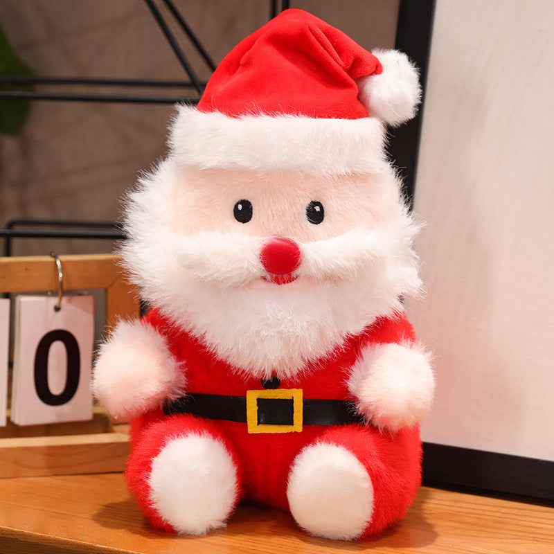 Weihnachts-Plüschtiere, Hirsch und Weihnachtsmann