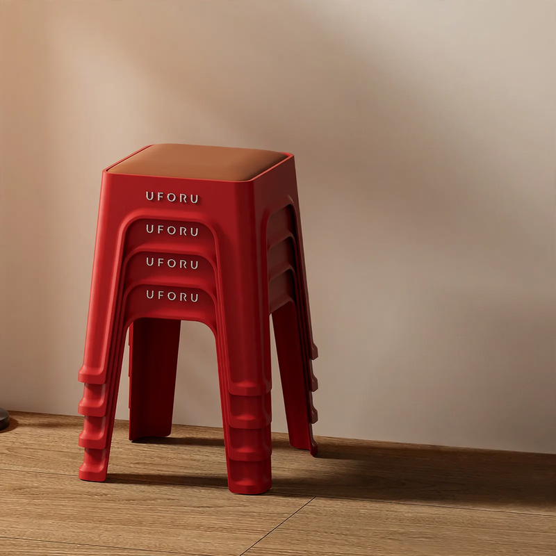 Kunststoffhocker stapelbar, verstärkt, Modell DA1408
