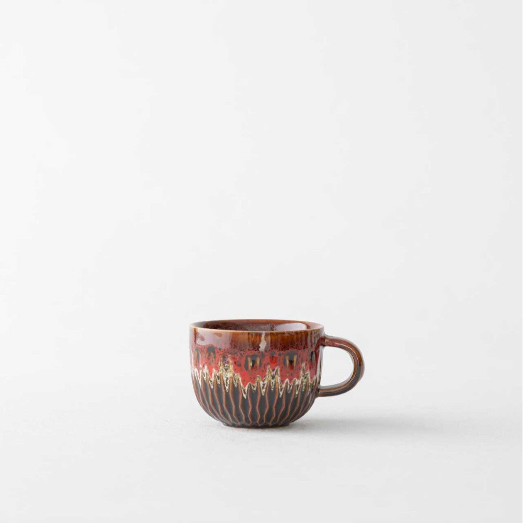 Keramik-Kaffeebecher mit Ofen-Glasur