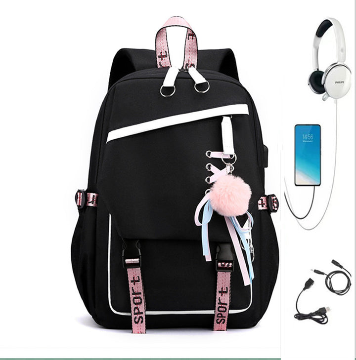 Schlichter Rucksack für Laptop, 14 Zoll, 20–35 L