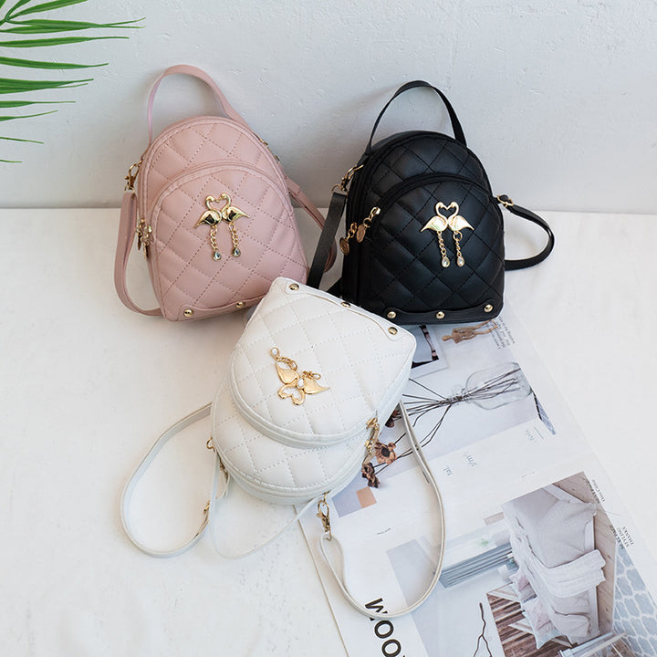 PU-Rucksack mit Stickerei
