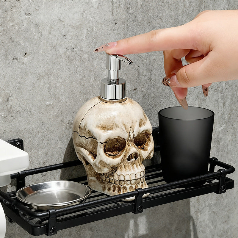 Totenkopf Pumpflasche für Badezimmer