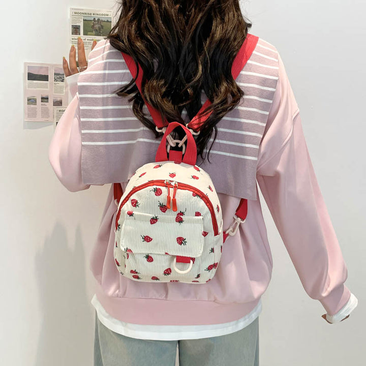 Cord-Rucksack, Baumwolle, strapazierfähig