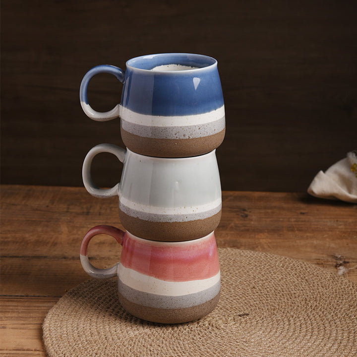 Kaffeetassen-Set, 4 Stück, 450 ml, Keramik