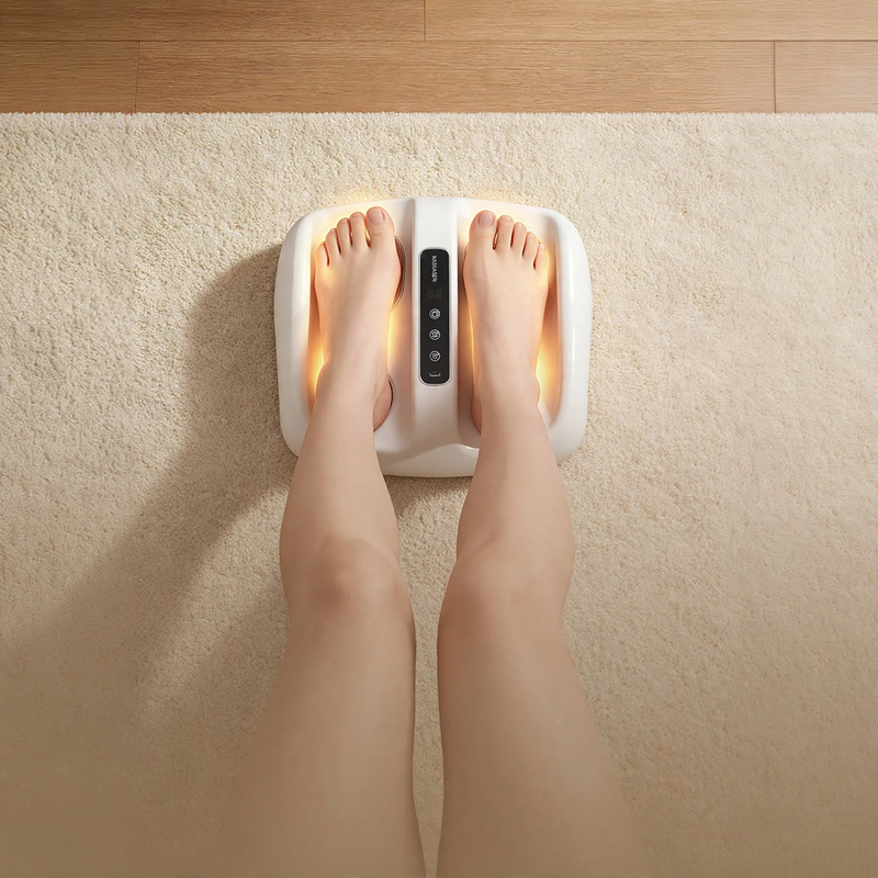 Fußmassagegerät mit Wärmefunktion, kabellos, Modell JBD-08