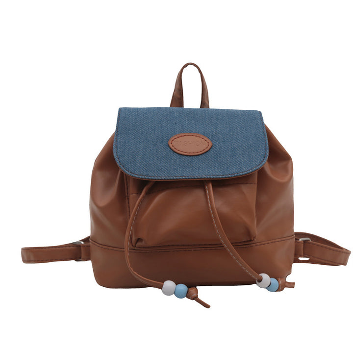 Doppelter Rucksack, PU-Material, modernes Design