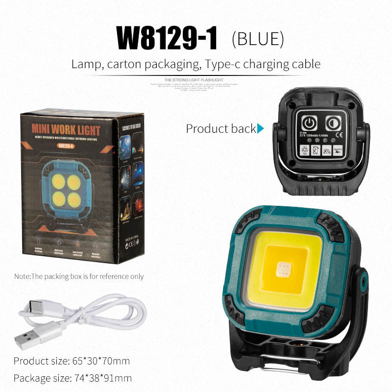 Mini-Campinglampe mit LED und Schlüsselanhänger