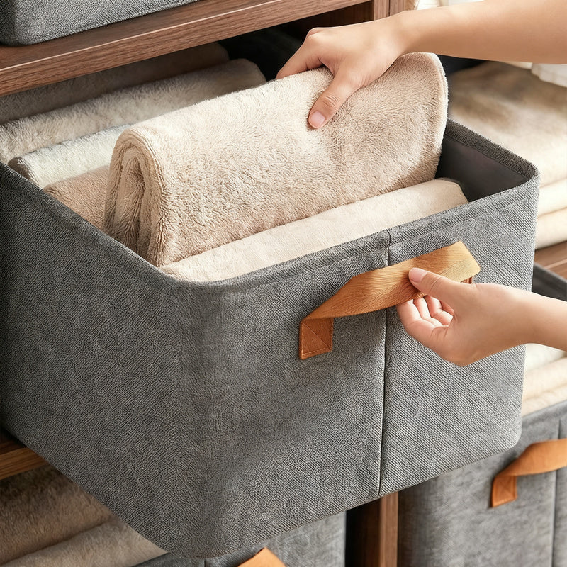 Stoff-Aufbewahrungsbox für Kleidung, faltbar