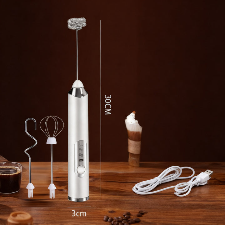 Elektrischer Milchaufschäumer, USB-C, mehrere Funktionen
