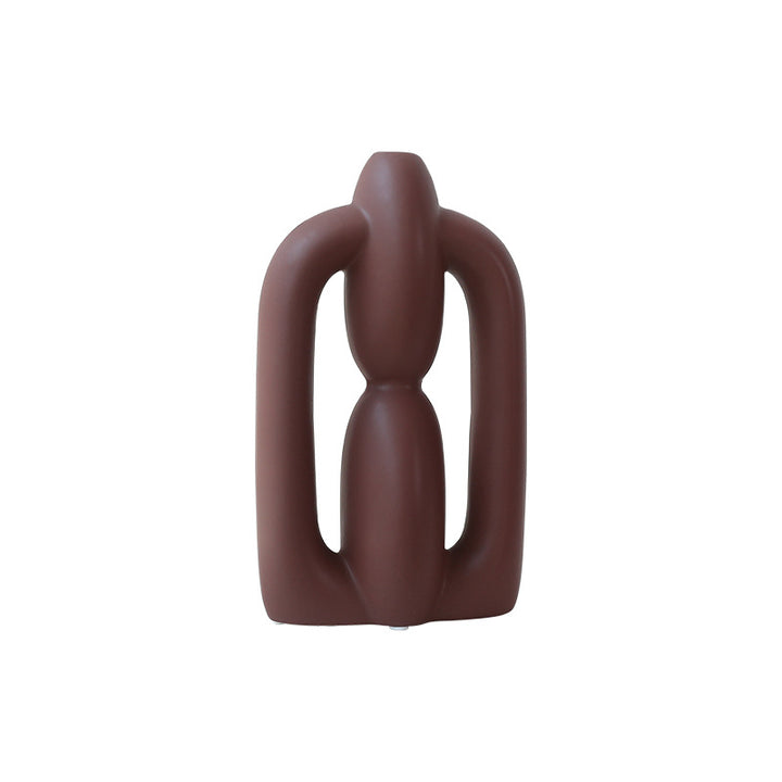 Keramik-Blumenvase, europäischer Stil