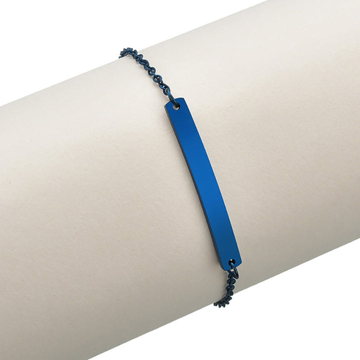 Edelstahlarmband mit geometrischem Design