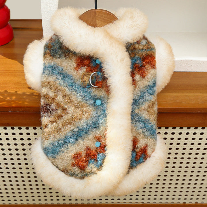 Hundejacke mit Fleecefutter, zweilagig