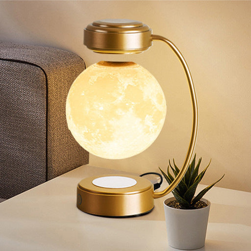 Magnetische Schwebeleuchte Mond mit LED