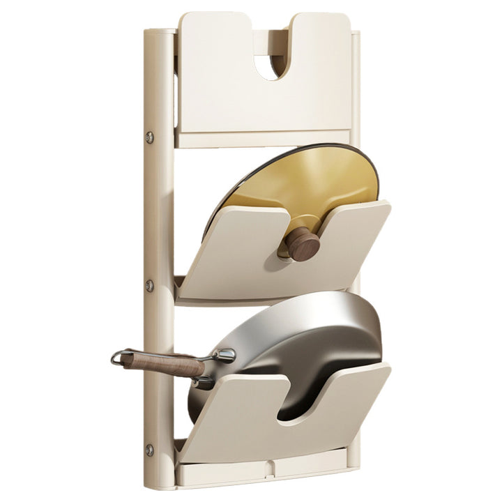 Wandregal für Topfdeckel und Küchenutensilien, klappbar