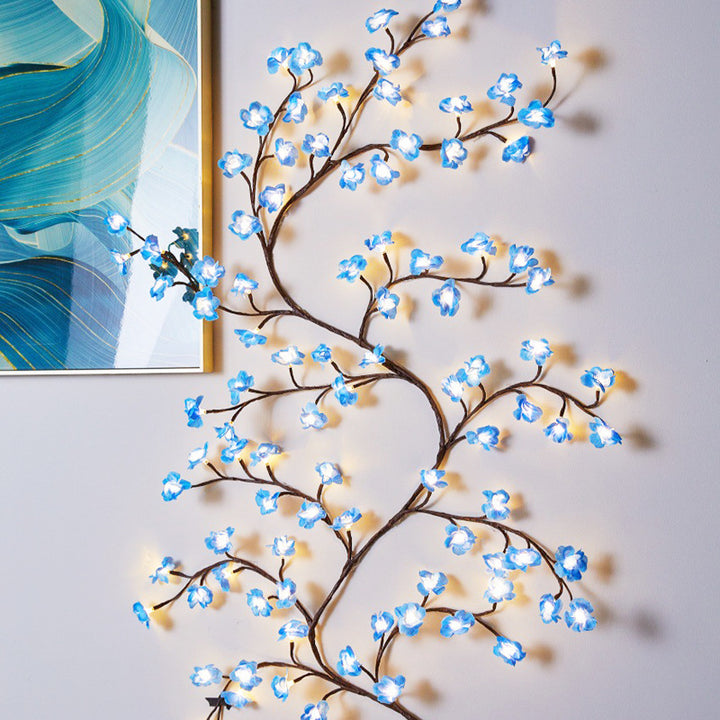 LED-Dekoleuchte mit Kirschblüten-Design