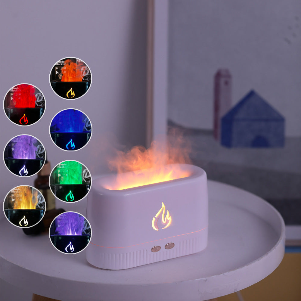 Aromadiffuser mit Flammeneffekt und Luftbefeuchter