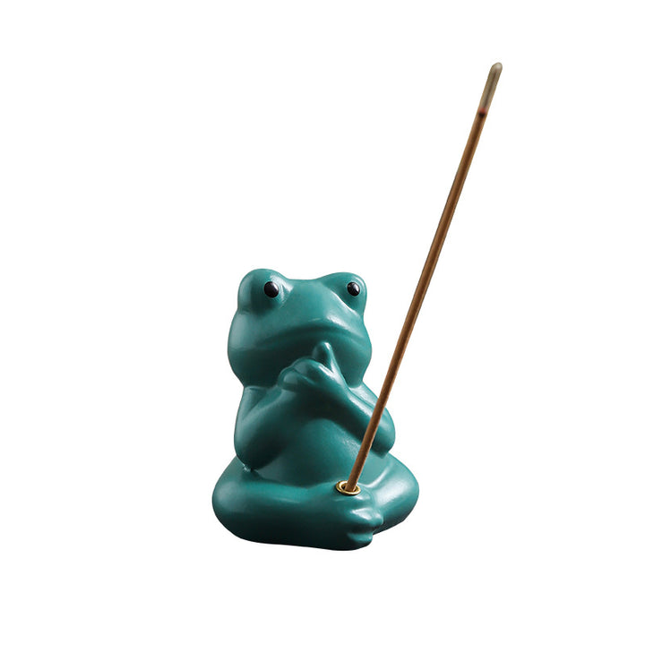 Frosch-Räucherstäbchenhalter, niedlich