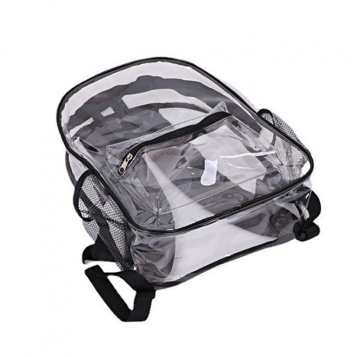 Transparenter PVC-Rucksack mit großem Fassungsvermögen